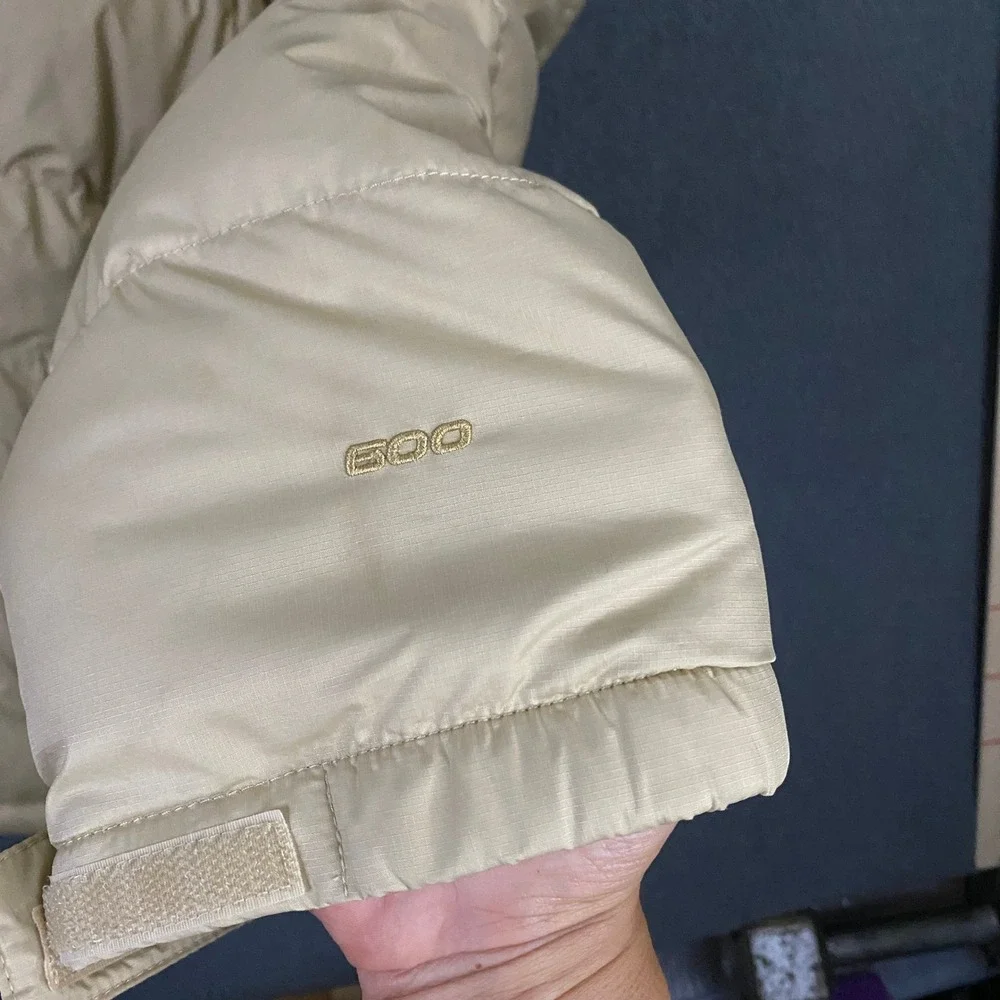 North Face 1996 Colorblock Down Puffer Jacket Mens XL Pale Wheat Retro NF0A3YRJ